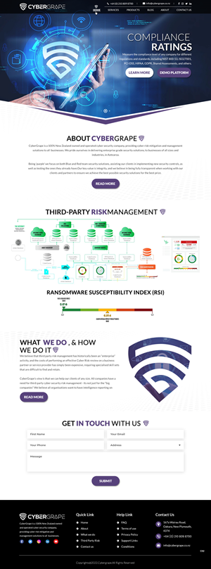 Web Design by pb for Cybergrape Limited | Design: #29519328
