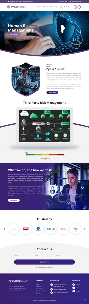 Web Design by pb for Cybergrape Limited | Design: #29519329