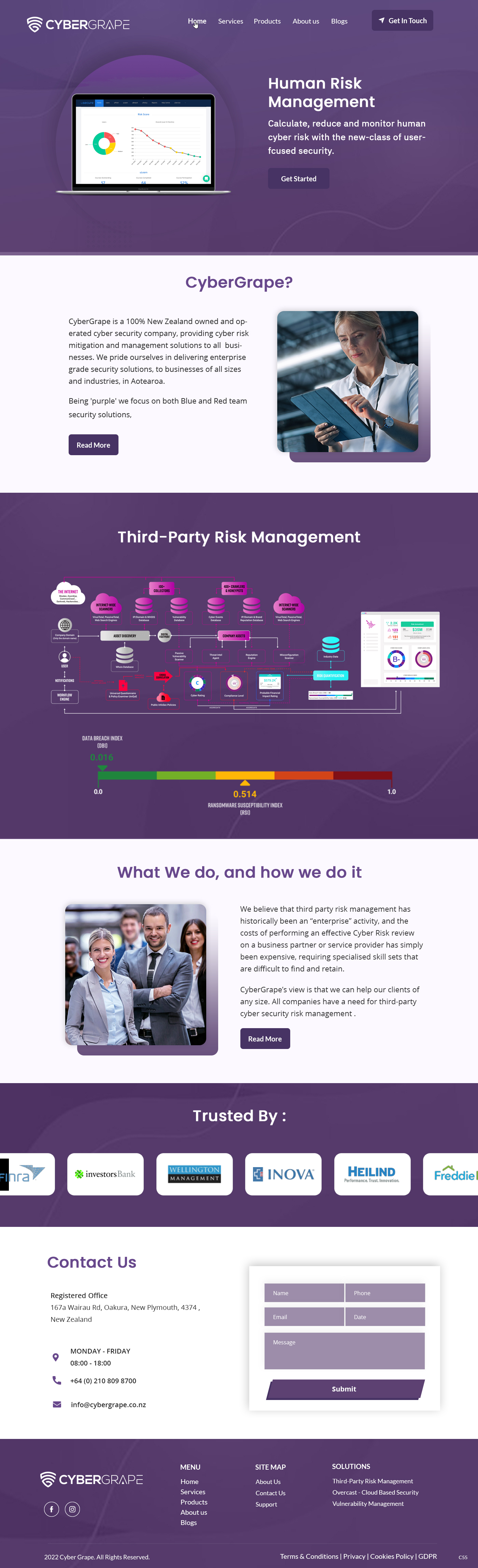 Web Design by pb for Cybergrape Limited | Design #29519334