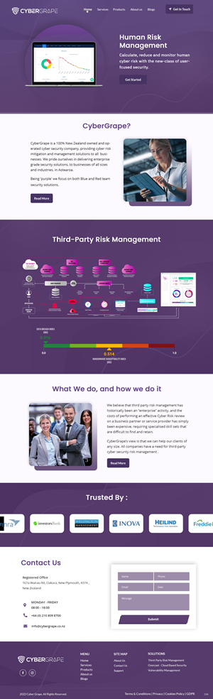 Web Design by pb for Cybergrape Limited | Design: #29519334