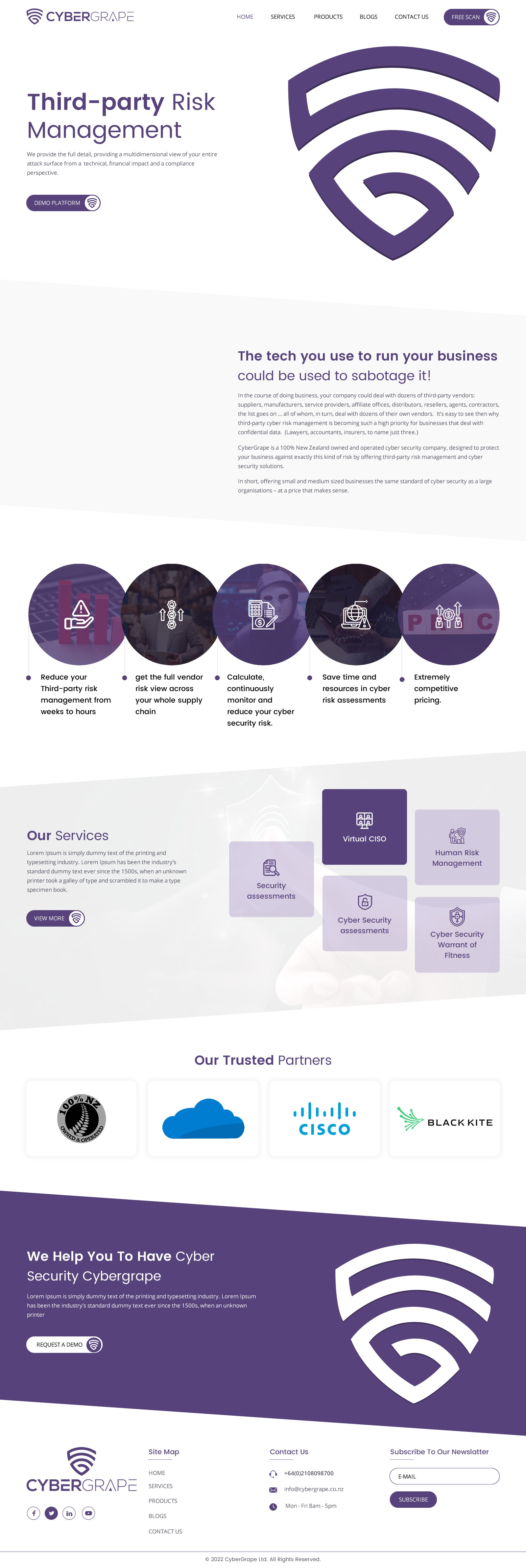 Web-Design von rightway für Cybergrape Limited | Design #29527097