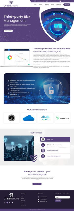 Web Design by rightway for Cybergrape Limited | Design: #29527098