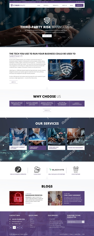 Web Design by Ved Web Services for Cybergrape Limited | Design: #29523771