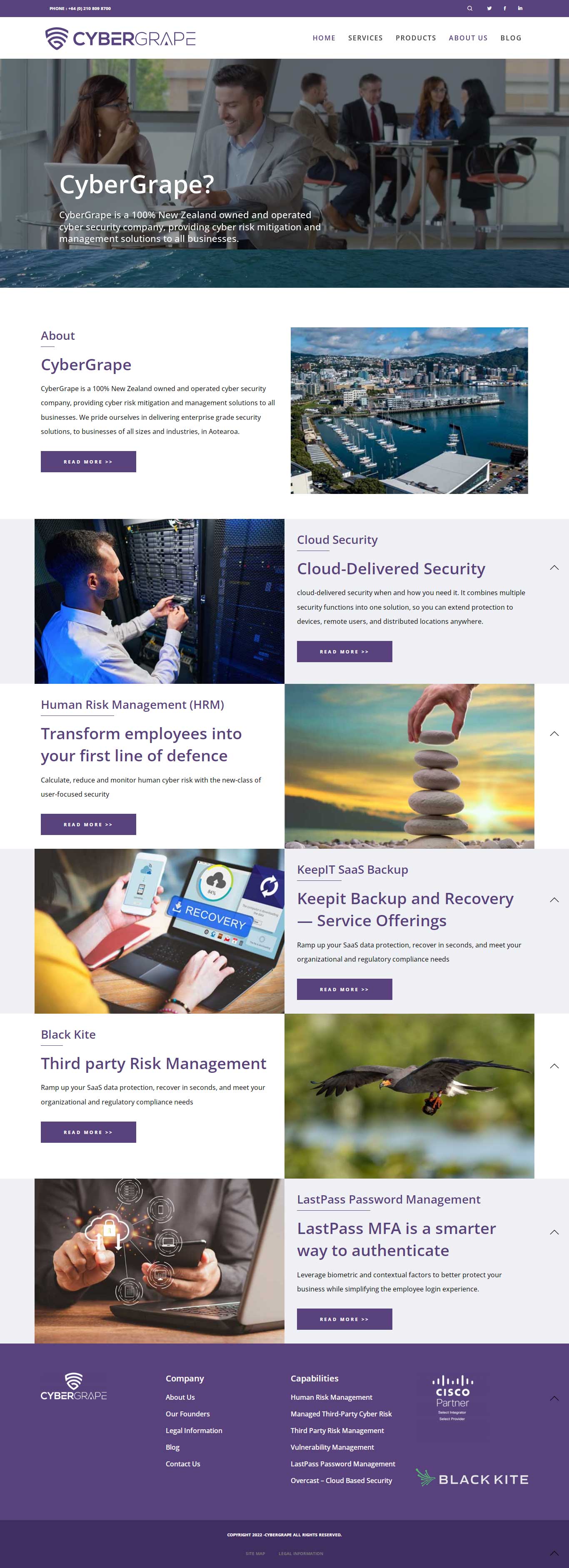 Diseño Web por CharaFathimalil para Cybergrape Limited | Diseño #29538147