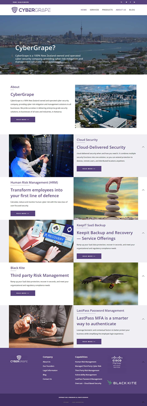 Web Design by CharaFathimalil for Cybergrape Limited | Design: #29538148