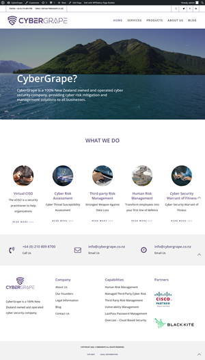 Web Design by CharaFathimalil for Cybergrape Limited | Design: #29554449