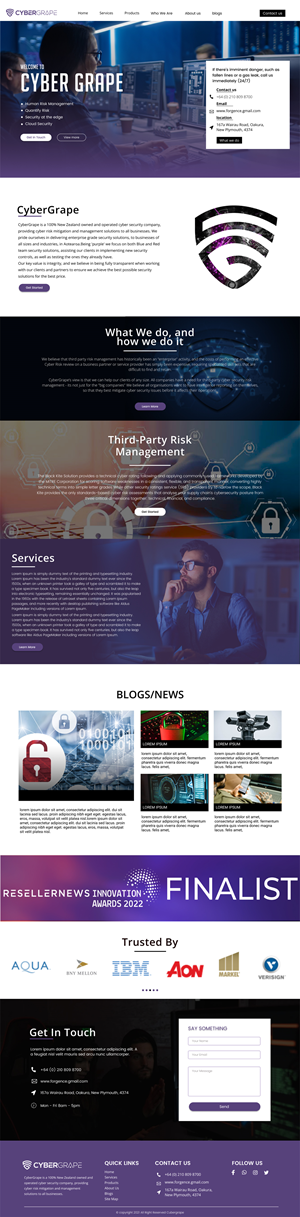 Web Design by Adeel Rahman for Cybergrape Limited | Design: #29523619