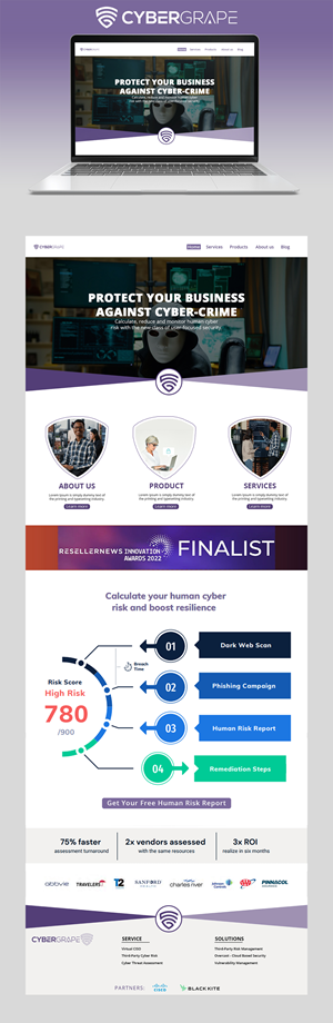 Web Design by Adeel Rahman for Cybergrape Limited | Design: #29554970