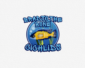 Brad to the Bone Cichlids | Diseño de Logo por H-H Arts