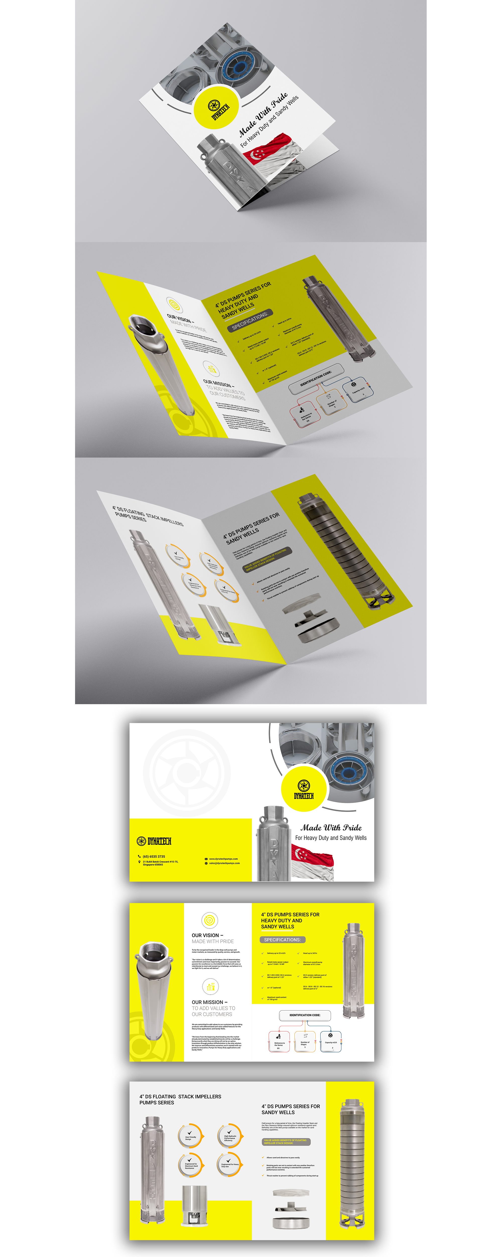 Catalogue Design by Design Motion for Dynatech Pumps | Design #29527602