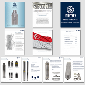 Catalogue Design by PA L for Dynatech Pumps | Design: #29542596