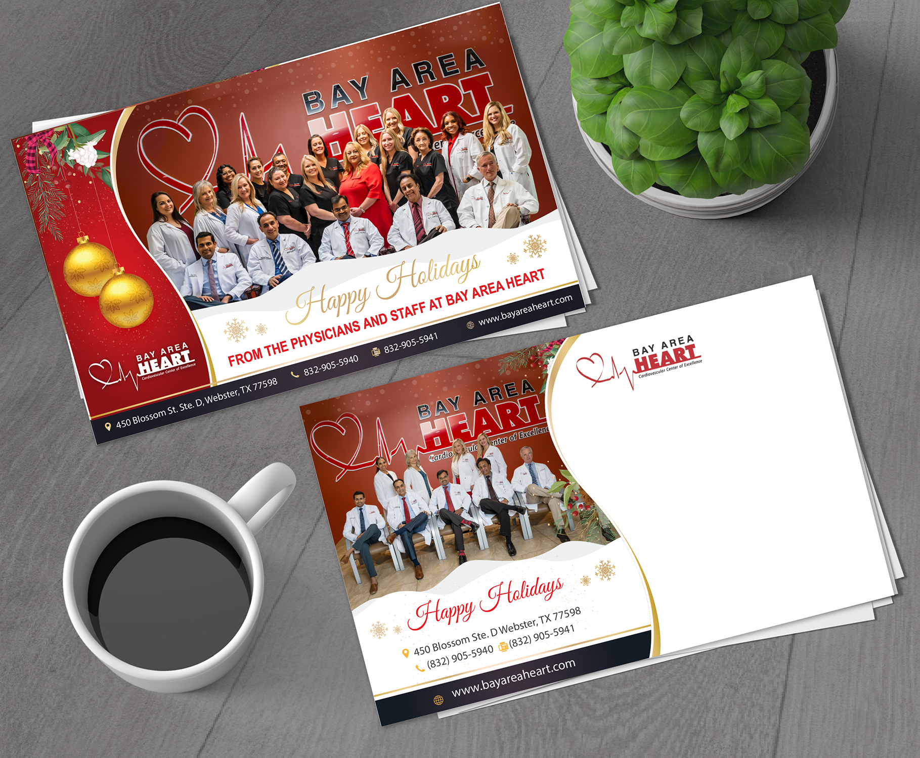 Postcard Design by alex989 for Bay Area Heart | Design: #29512720