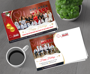 Postcard Design by alex989 for Bay Area Heart | Design: #29512720