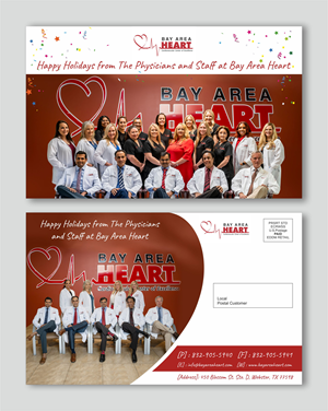 Postcard Design by Fine Graphics House for Bay Area Heart | Design: #29512867