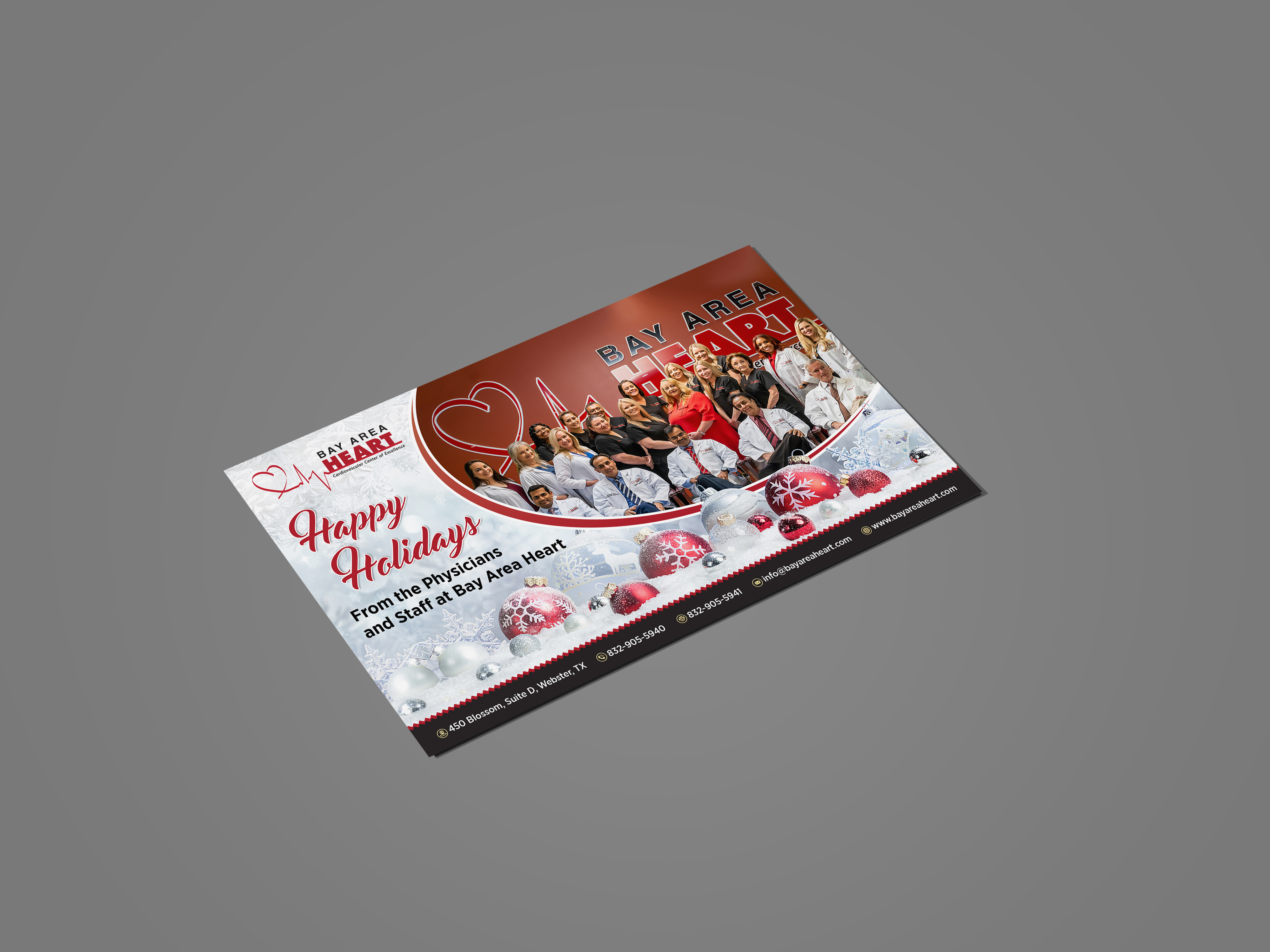 Postkarten-Design von GraphicsGuru für Bay Area Heart | Design #29512059