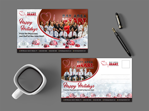 Postcard Design by GraphicsGuru for Bay Area Heart | Design: #29512346