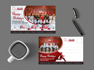 Postcard Design by GraphicsGuru for Bay Area Heart | Design: #29512393