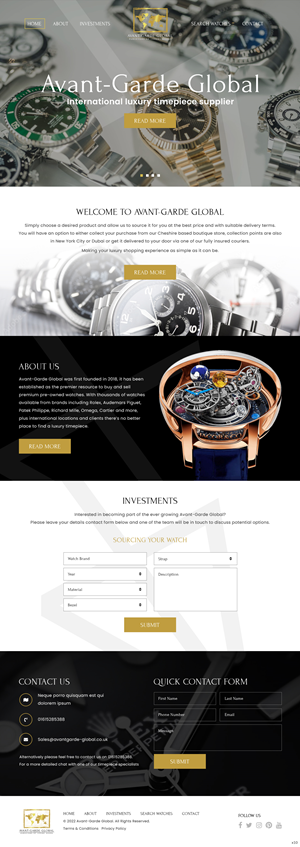 Web Design by pb for this project | Design: #29519323
