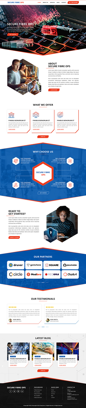 Web Design by Titan Eagle for New Zealand Data Limited | Design: #29514148