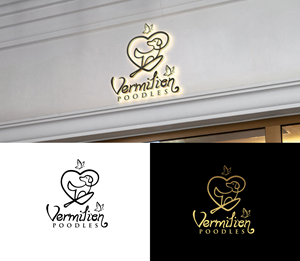 Diseño de Logo por riyad123 para Vermilion Poodles | Diseño: #29513825