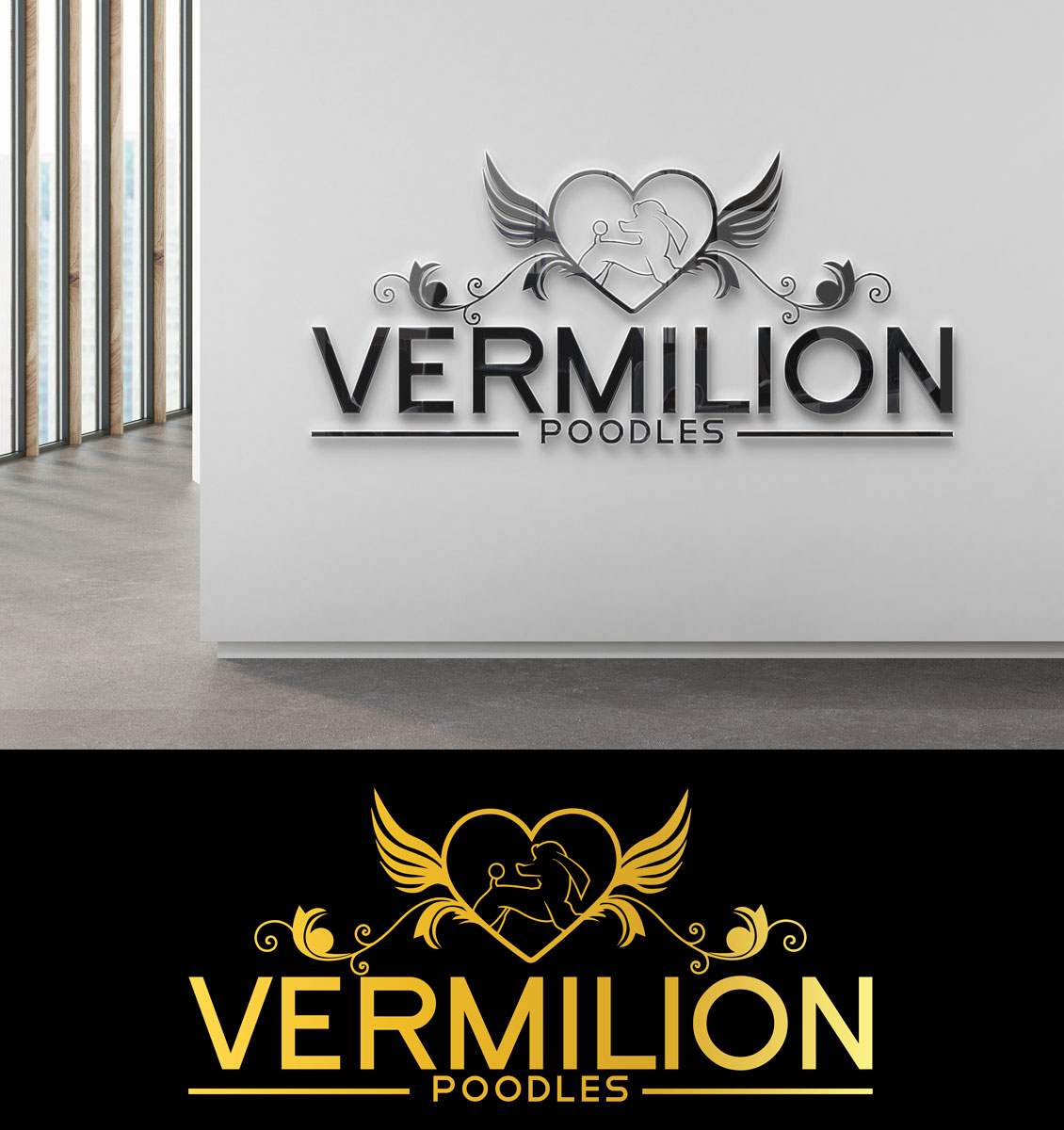Logo-Design von we with für Vermilion Poodles | Design #29537734