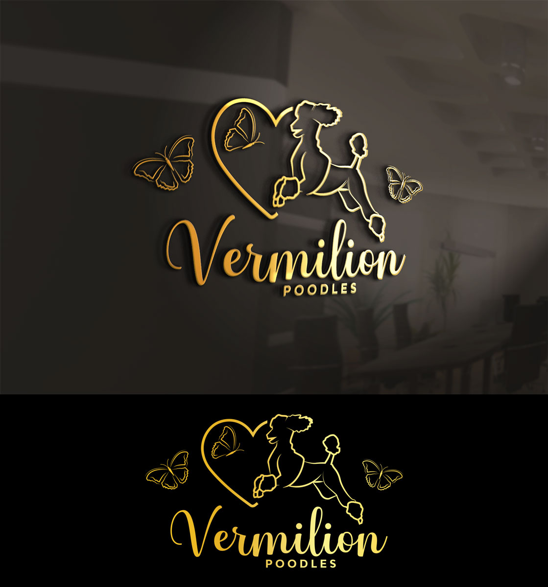 Logo Design by we with for Vermilion Poodles | Design #29537735