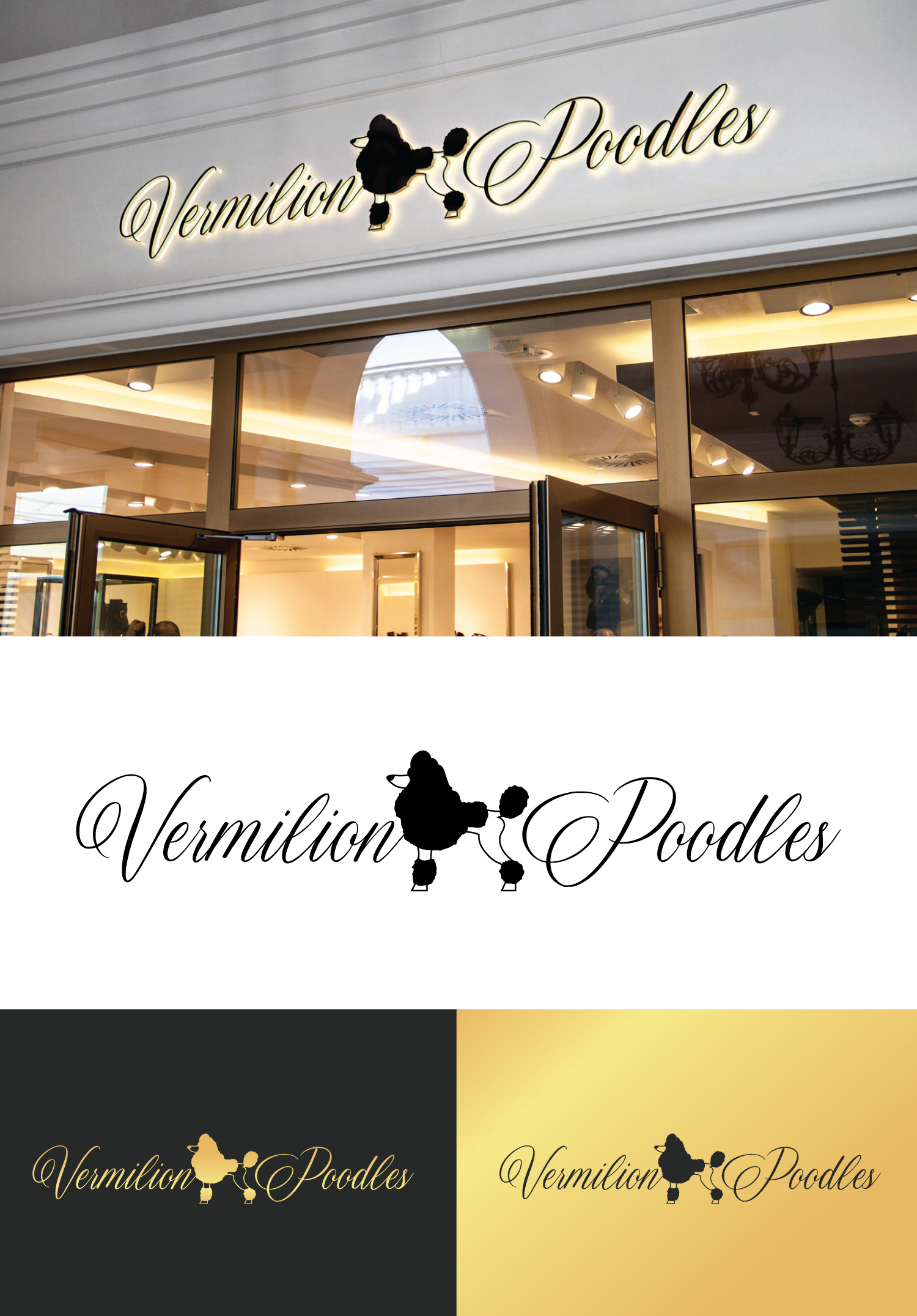 Diseño de Logo por design 125 para Vermilion Poodles | Diseño #29514456
