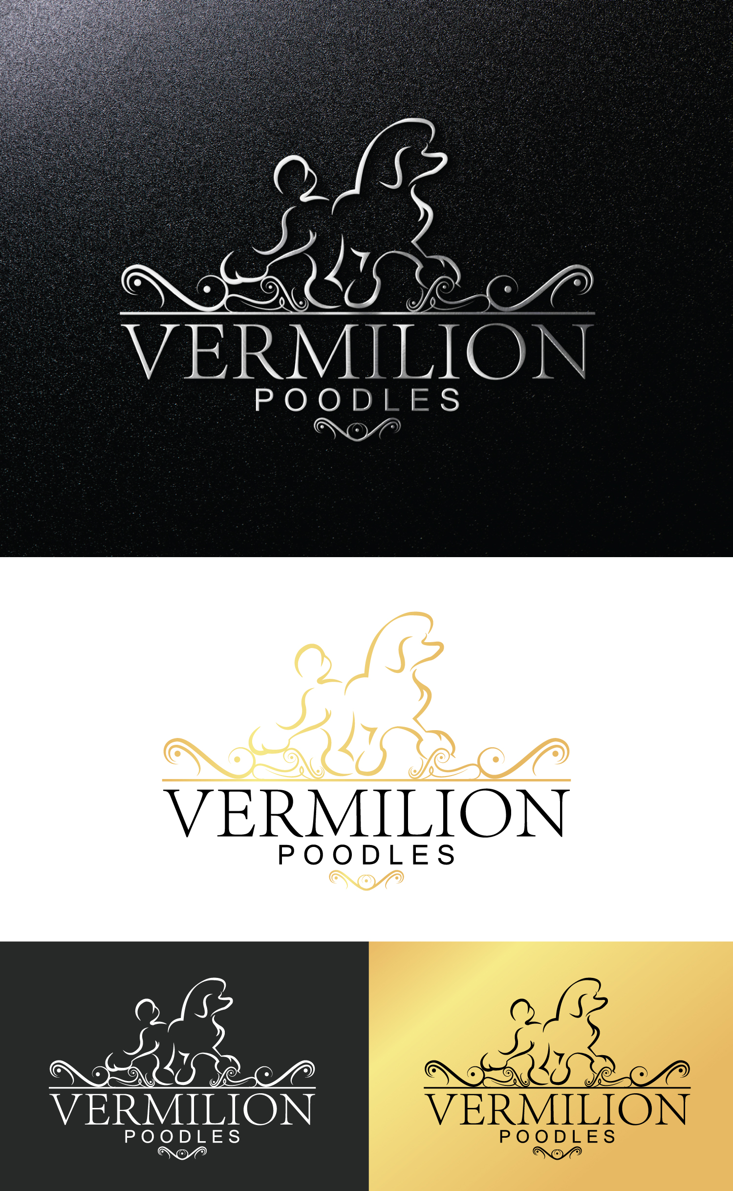 Diseño de Logo por design 125 para Vermilion Poodles | Diseño #29514457