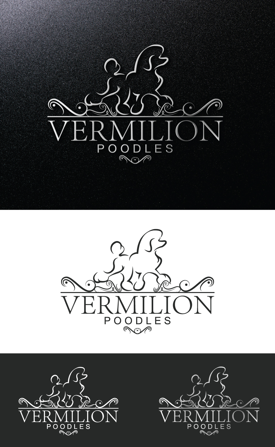 Logo Design by design 125 for Vermilion Poodles | Design #29519804