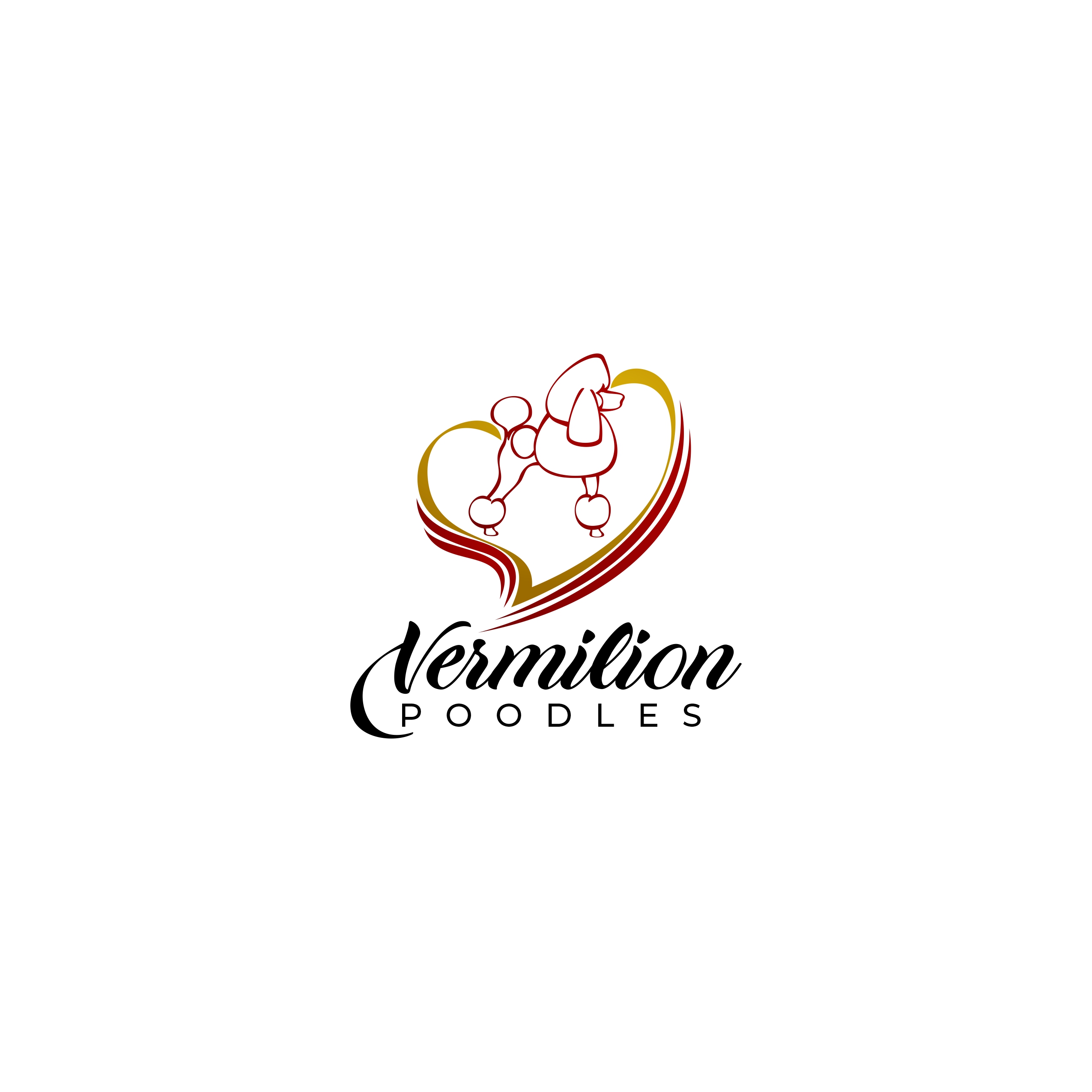 Logo Design by toothless99 for Vermilion Poodles | Design #29527529