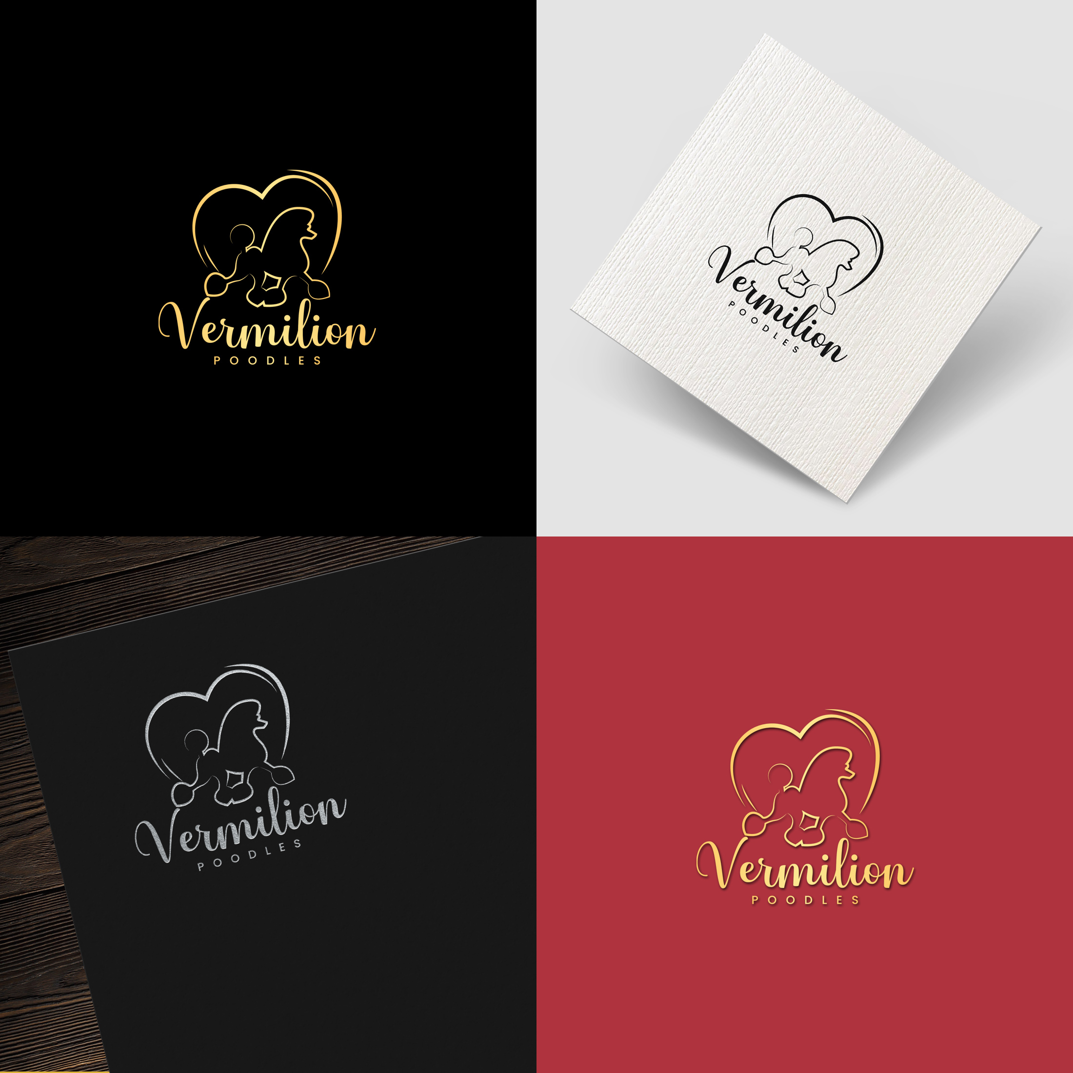 Logo-Design von SL Designer für Vermilion Poodles | Design: #29540911