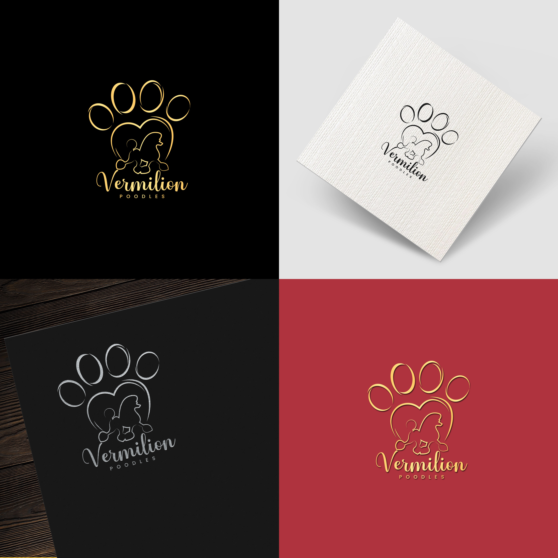 Diseño de Logo por SL Designer para Vermilion Poodles | Diseño #29549795