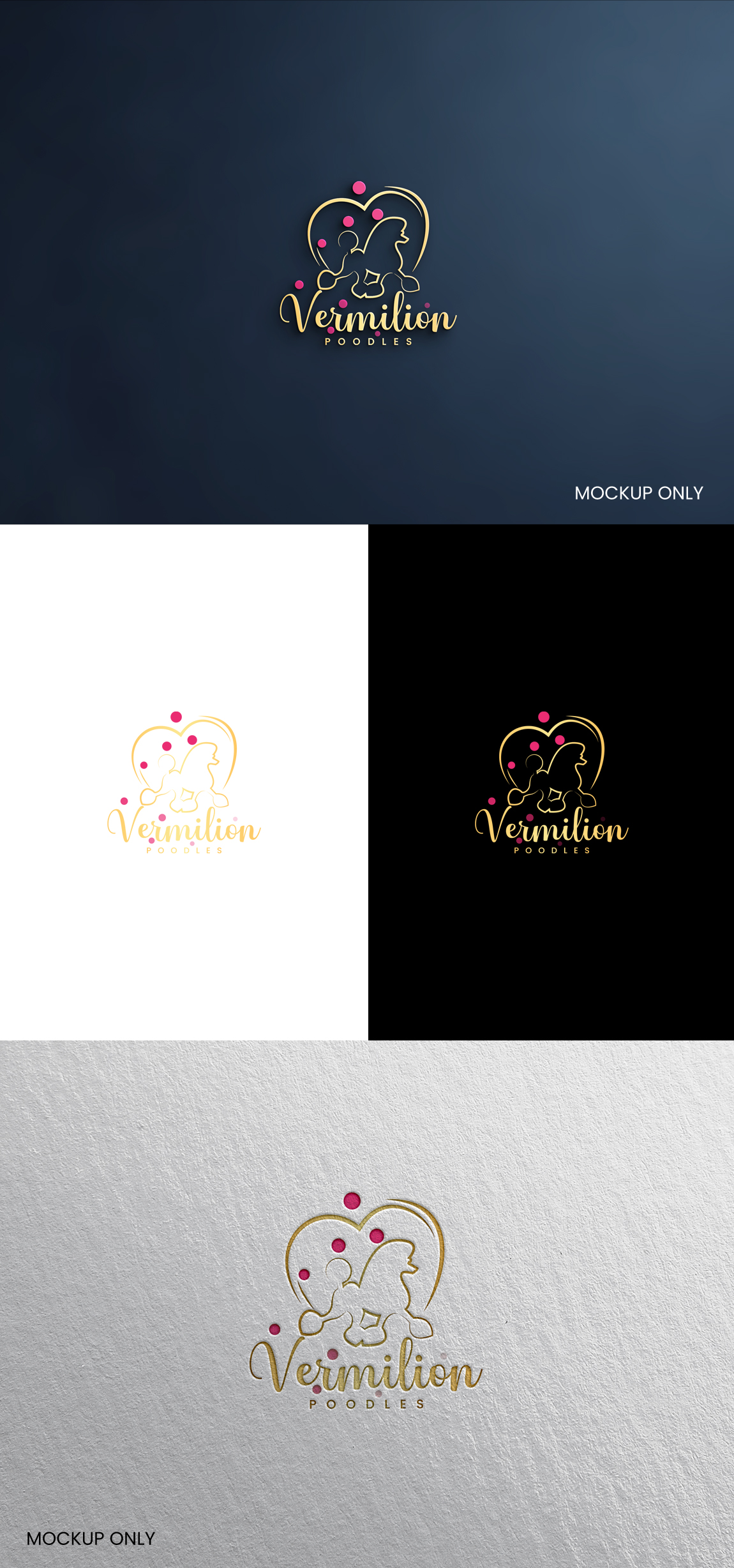Logo-Design von SL Designer für Vermilion Poodles | Design #29549797