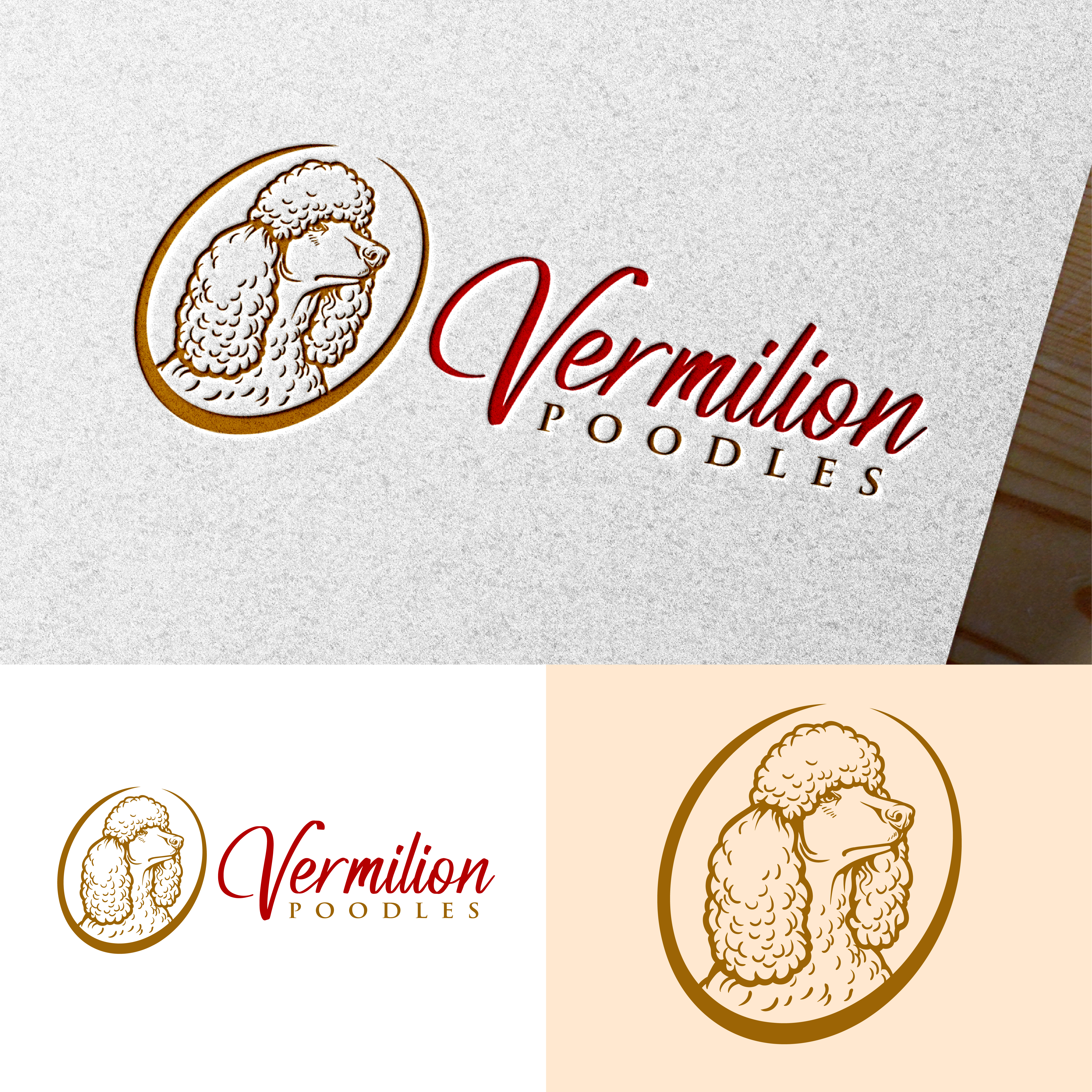 Logo-Design von ARTchemist für Vermilion Poodles | Design #29511947
