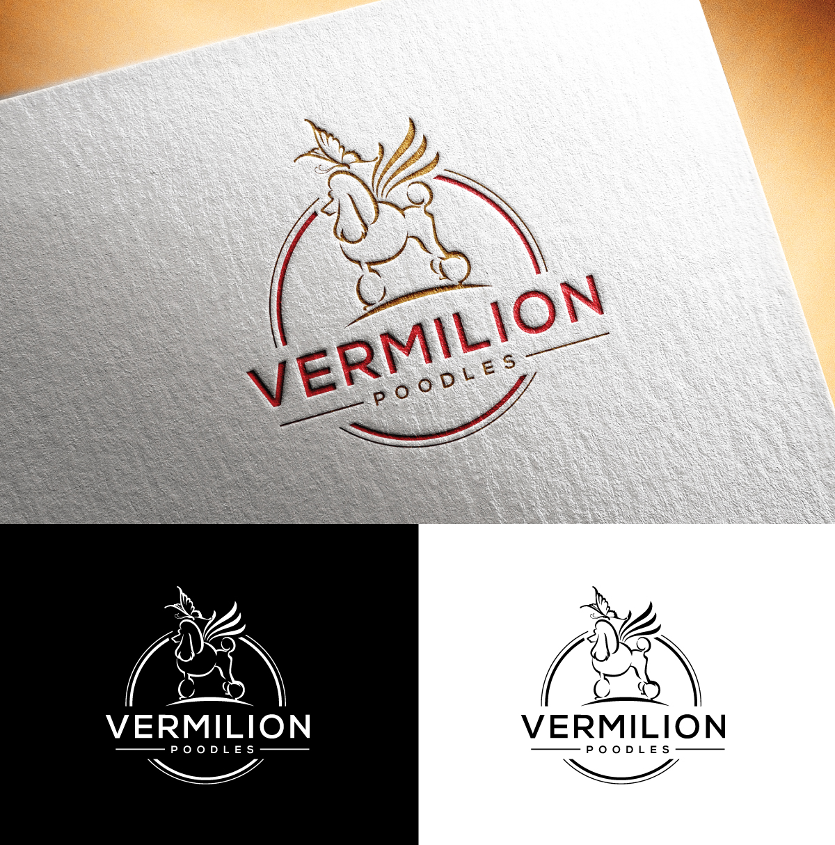 Diseño de Logo por step forward 2 para Vermilion Poodles | Diseño #29516914