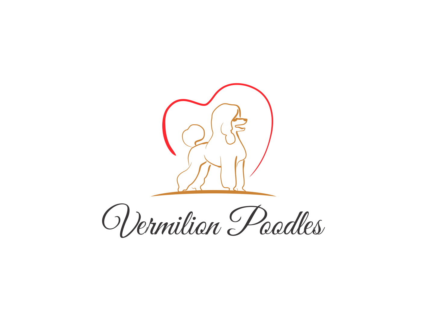 Logo-Design von BNdesigner für Vermilion Poodles | Design #29520249