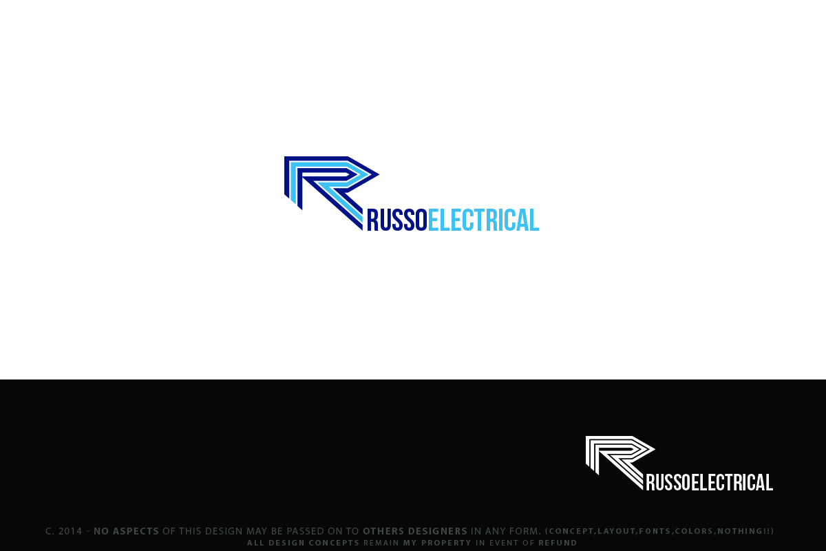 Logo Design by Senseless for Russo Electrical | Design #3103660
