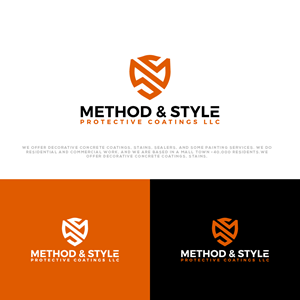 Logo Design by AlphabetZero.co.uk for Method & Style Protective Coatings, LLC | Design: #29521647