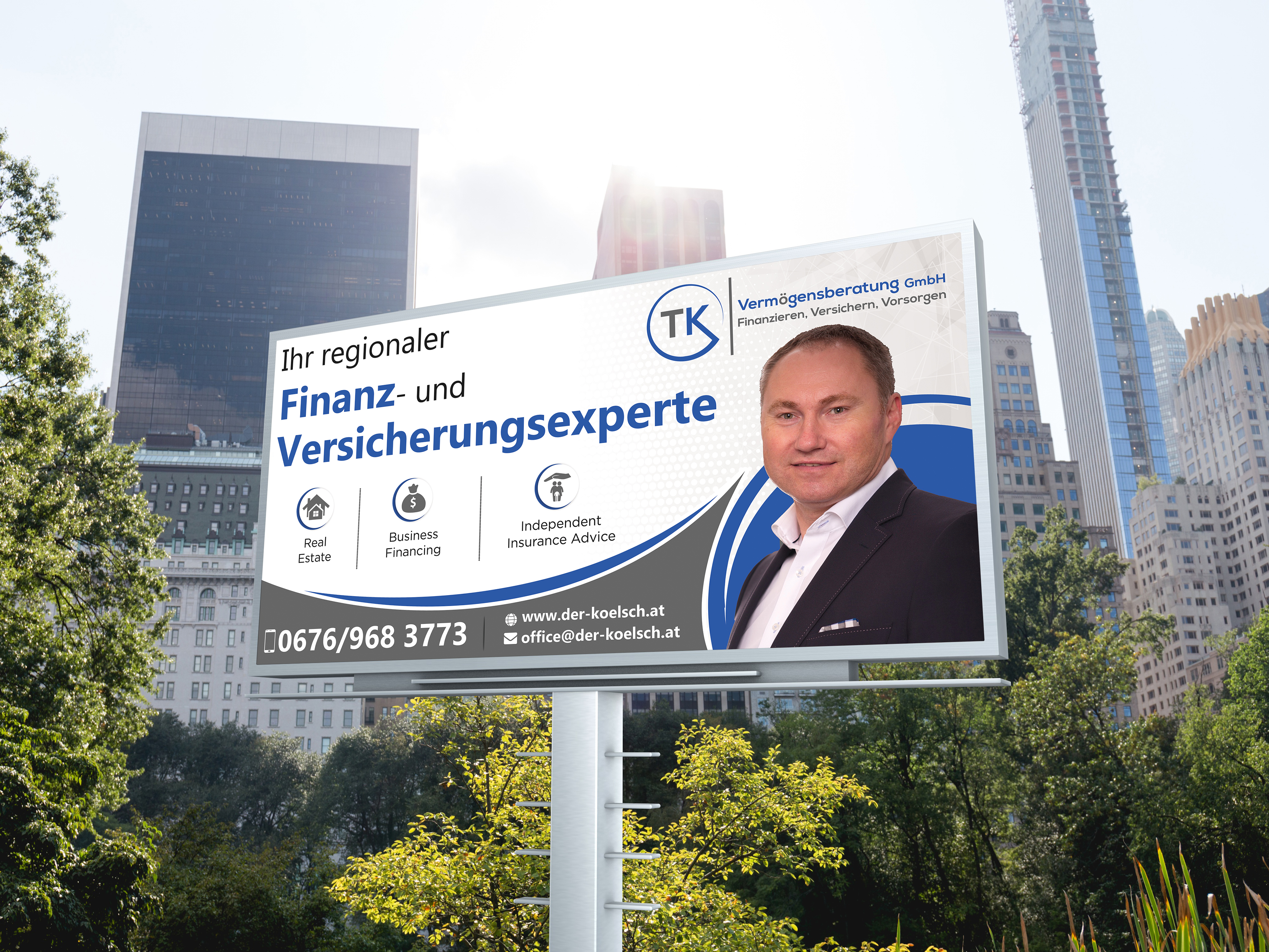 Design de Panneau par Sun Creative pour TK Vermögensberatung GmbH | Design #29517699