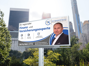 Billboard Design by Sun Creative for TK Vermögensberatung GmbH | Design: #29517699