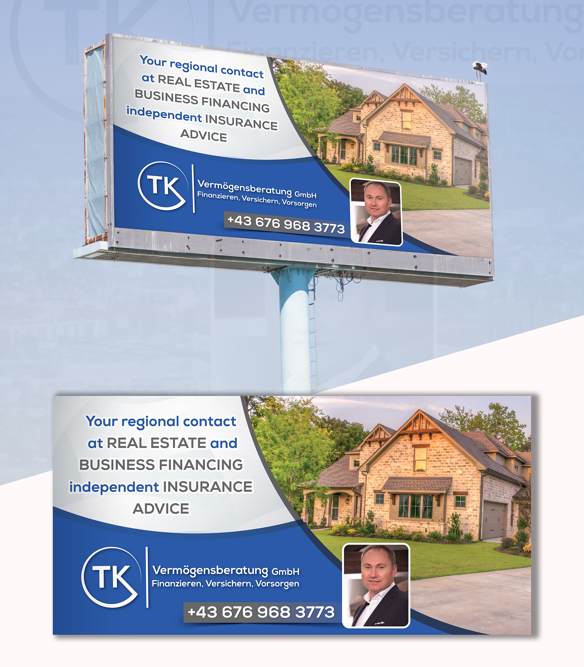 Billboard Design by creativemood438 for TK Vermögensberatung GmbH | Design #29518190
