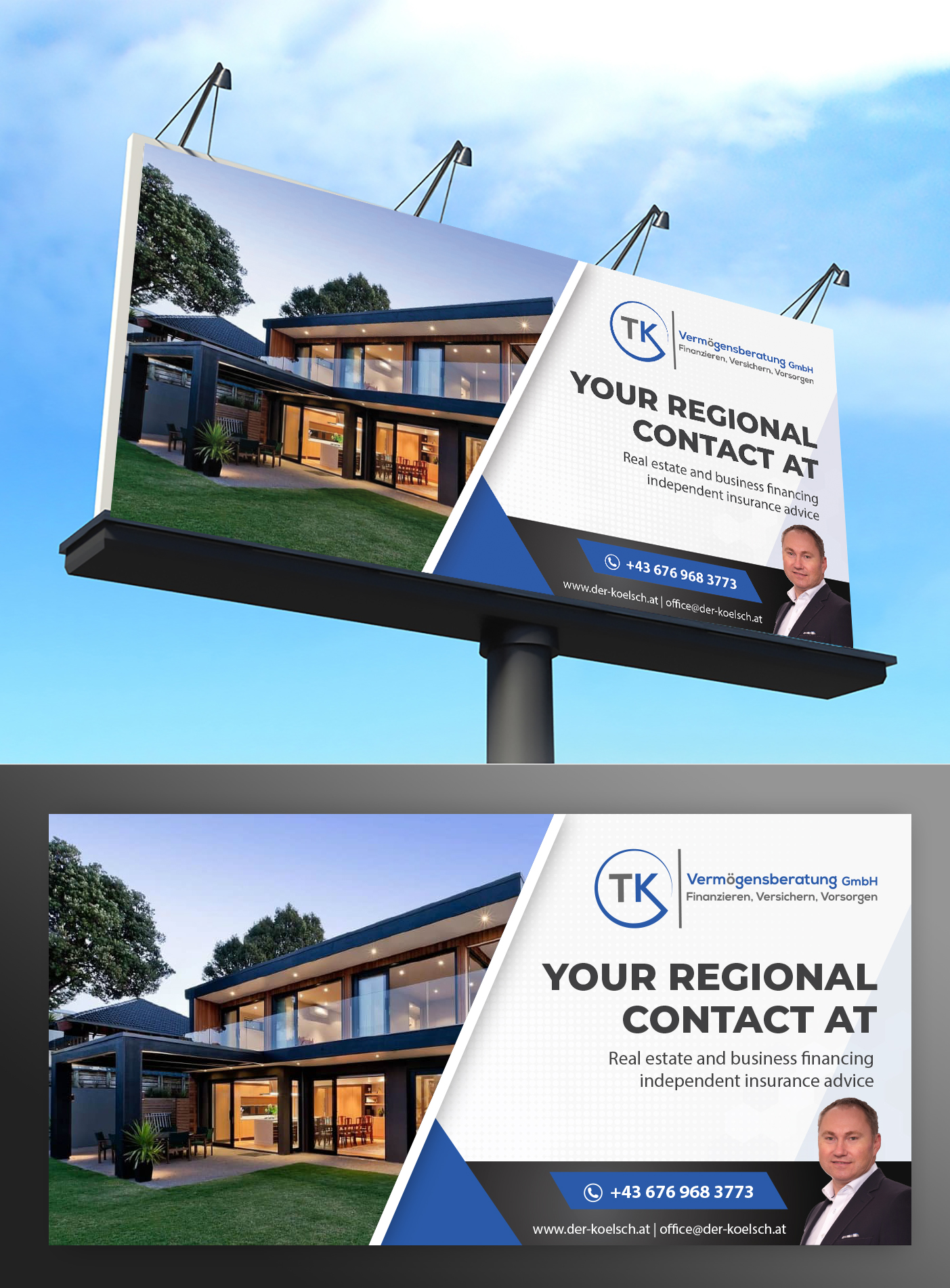 Billboard Design by alex989 for TK Vermögensberatung GmbH | Design #29519368