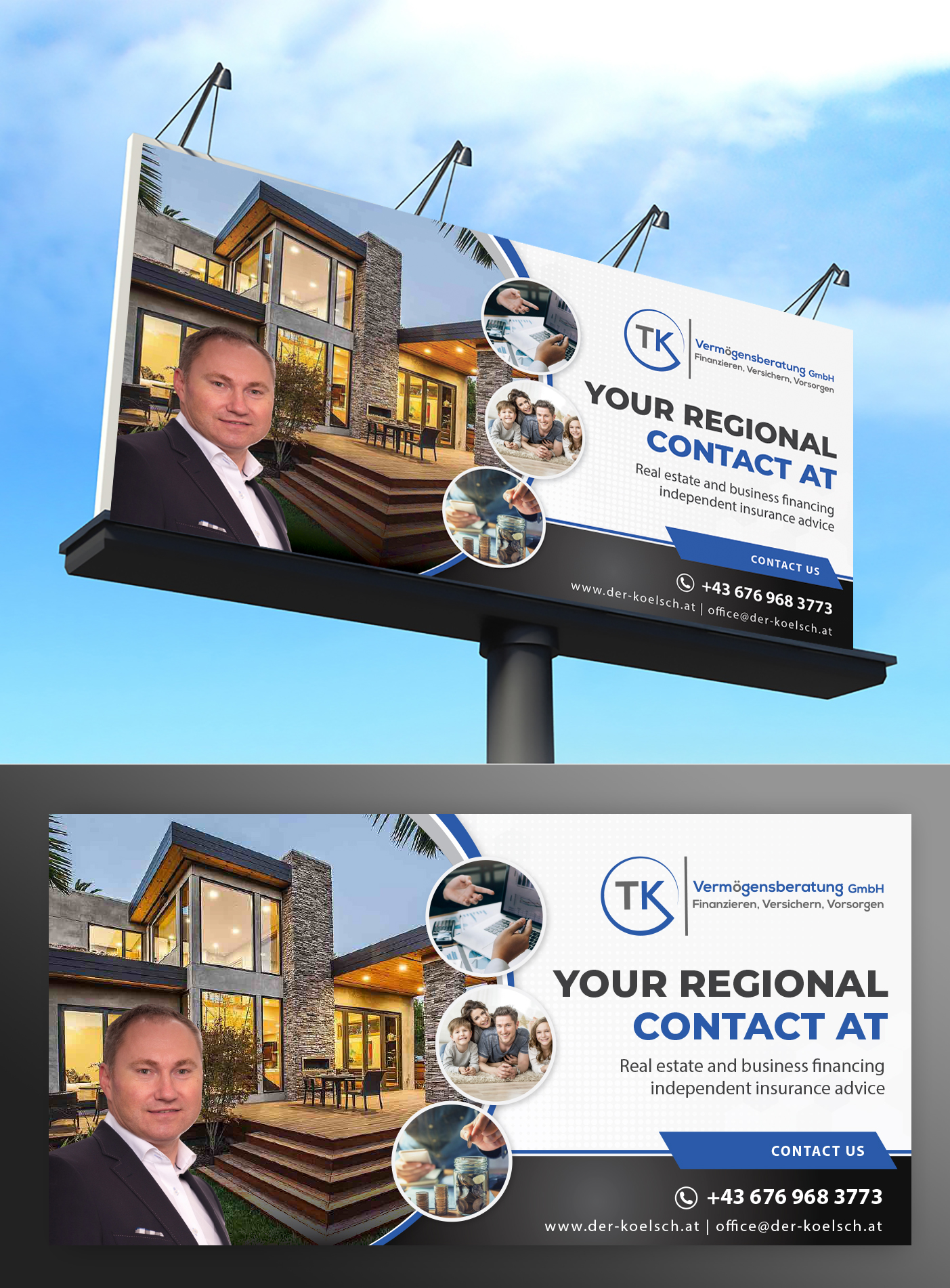 Billboard Design by alex989 for TK Vermögensberatung GmbH | Design #29519479