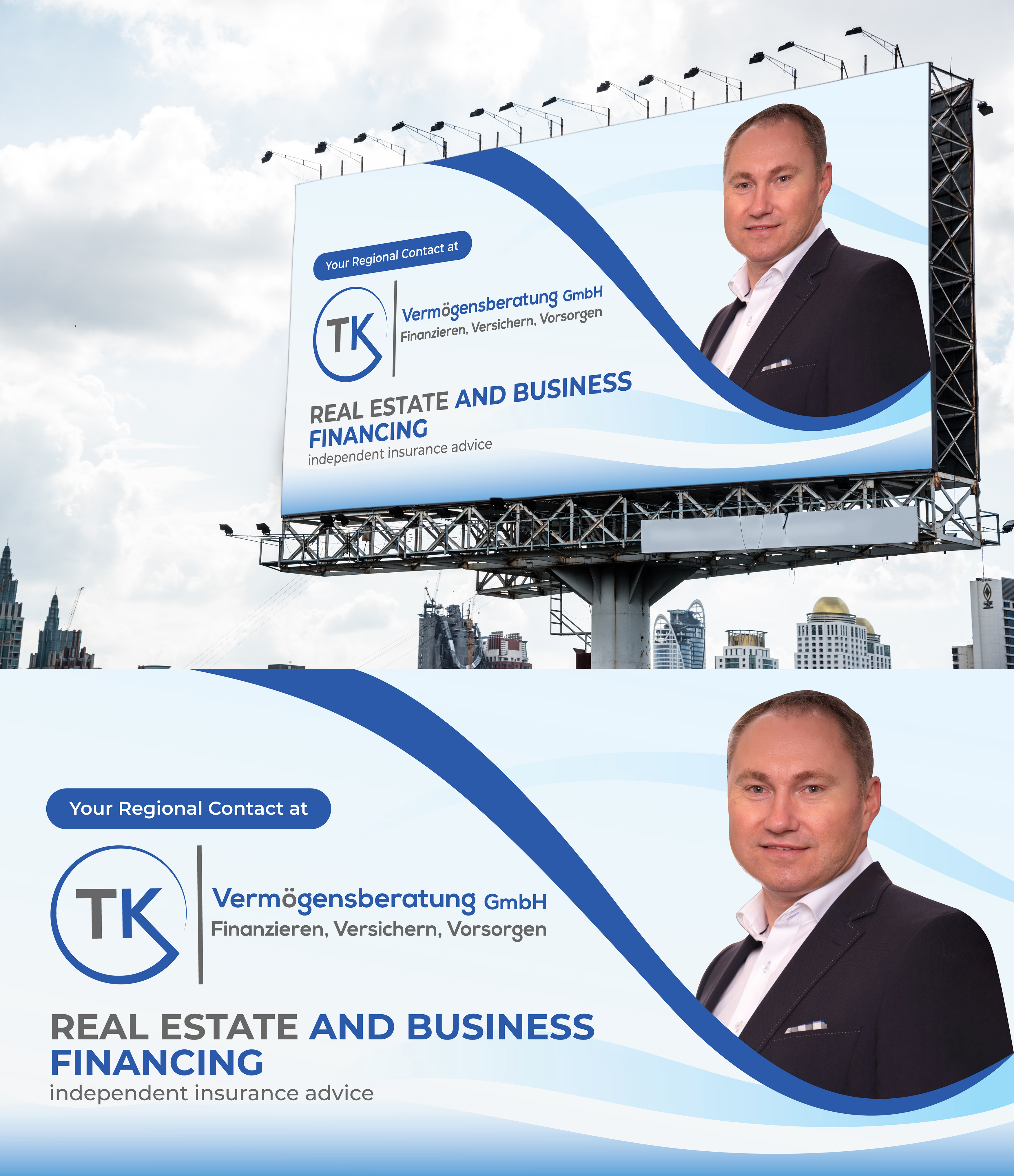 Billboard Design by Impressive Sol for TK Vermögensberatung GmbH | Design #29516028