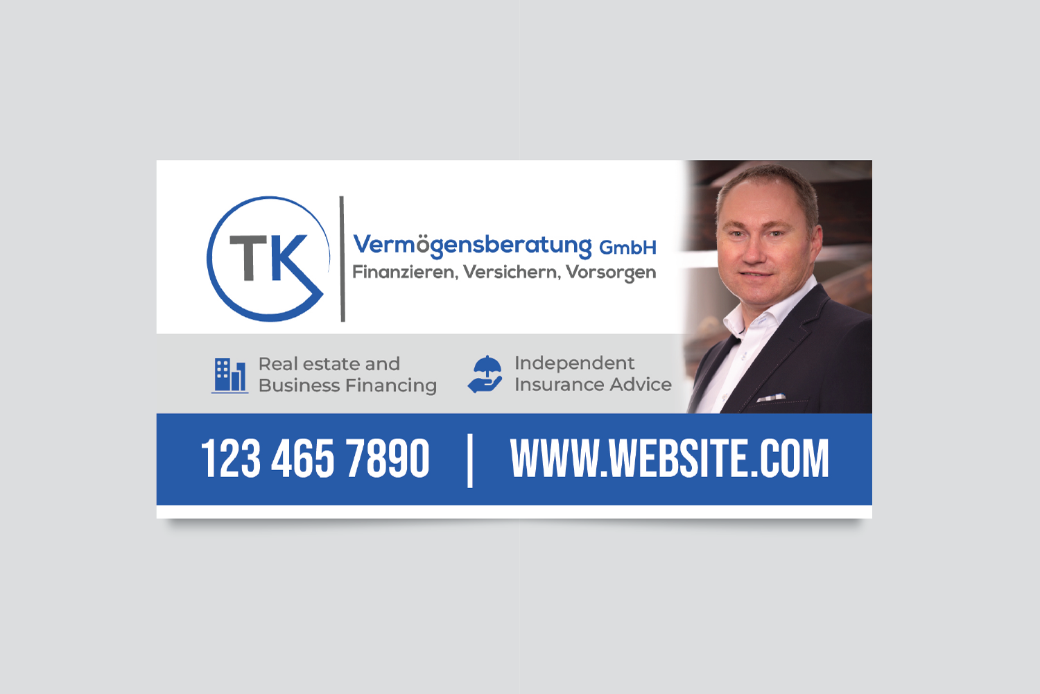 Billboard Design by JK18 for TK Vermögensberatung GmbH | Design #29515441