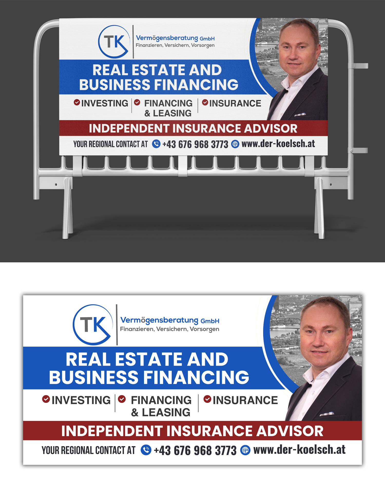 Billboard Design by debdesign for TK Vermögensberatung GmbH | Design #29515758