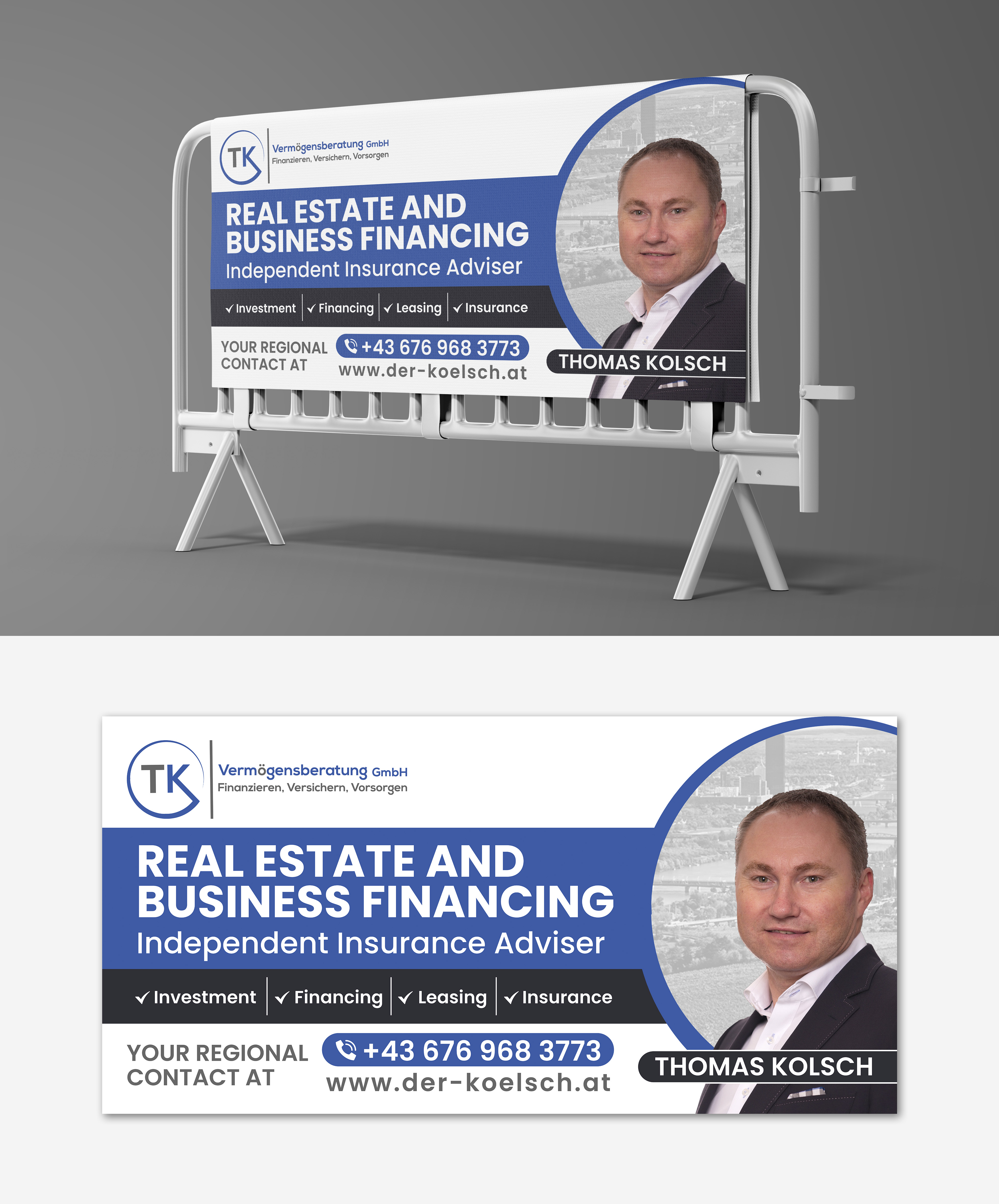 Design de Panneau par debdesign pour TK Vermögensberatung GmbH | Design #29516960
