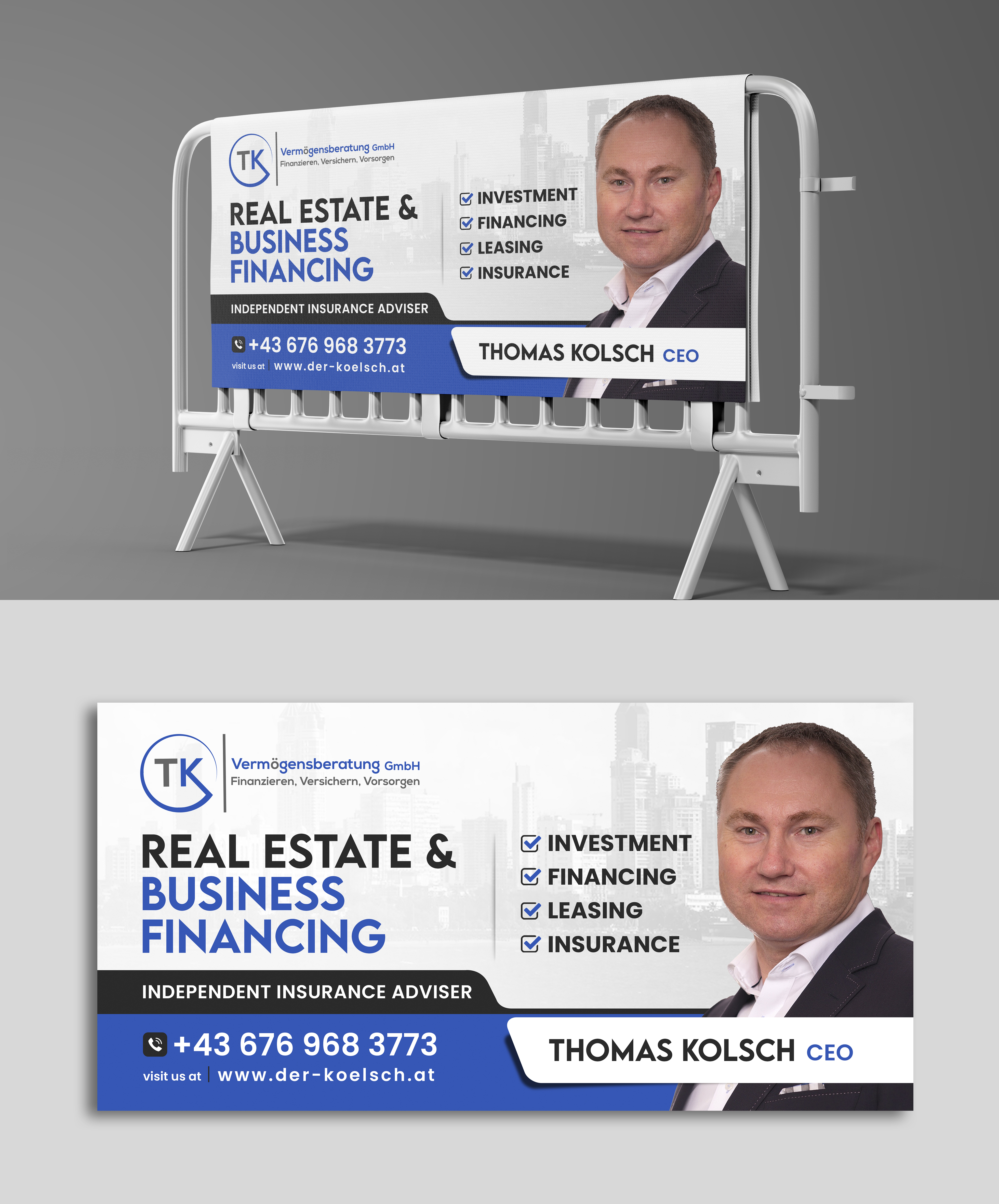Design de Panneau par debdesign pour TK Vermögensberatung GmbH | Design #29517673