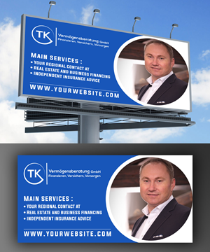Billboard Design by Pictorial for TK Vermögensberatung GmbH | Design #29516293