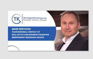 Billboard Design by emoblack989 for TK Vermögensberatung GmbH | Design #29527763